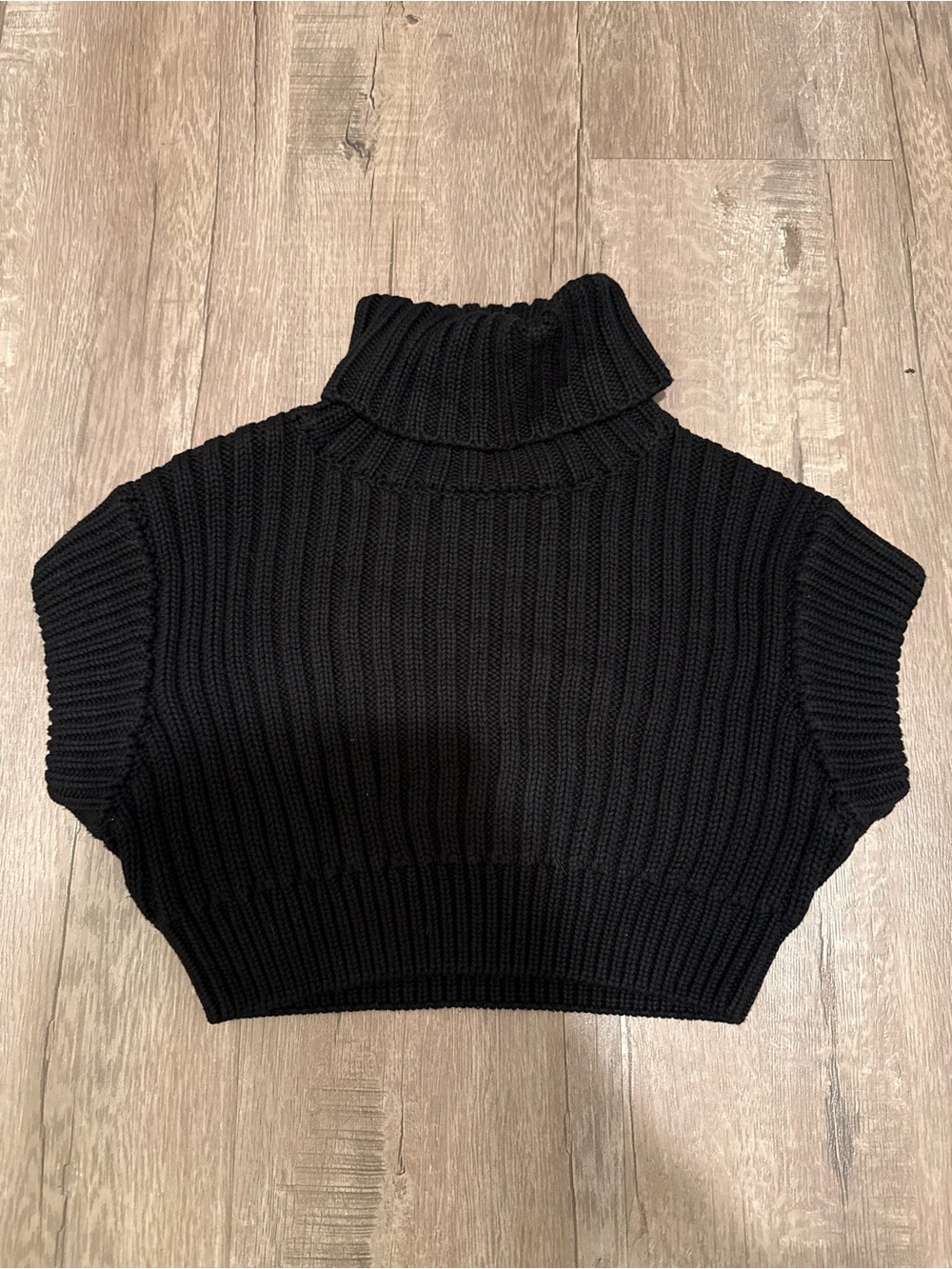 naked wardrobe Black Chunky Knit Sweater